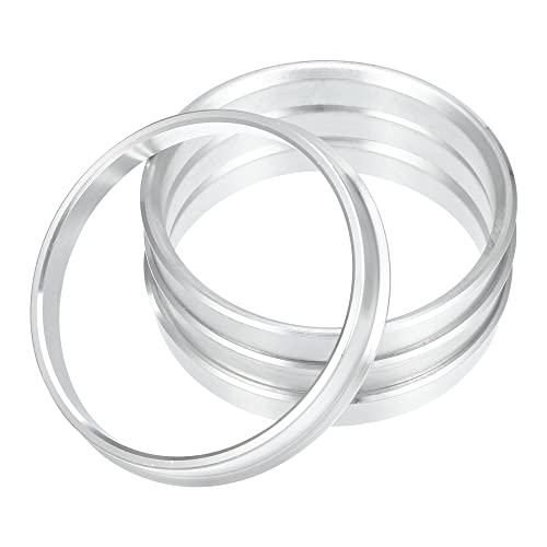 X AUTOHAUX 4pcs OD 72.6mm to ID 66.9mm Aluminum Alloy Hub Centric Rings - size: 72.6mm-66.9mm