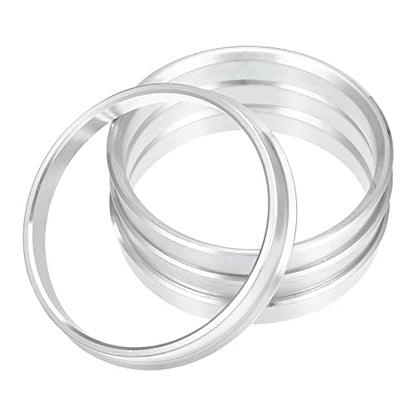 X AUTOHAUX 4pcs OD 72.6mm to ID 66.9mm Aluminum Alloy Hub Centric Rings - size: 72.6mm-66.9mm