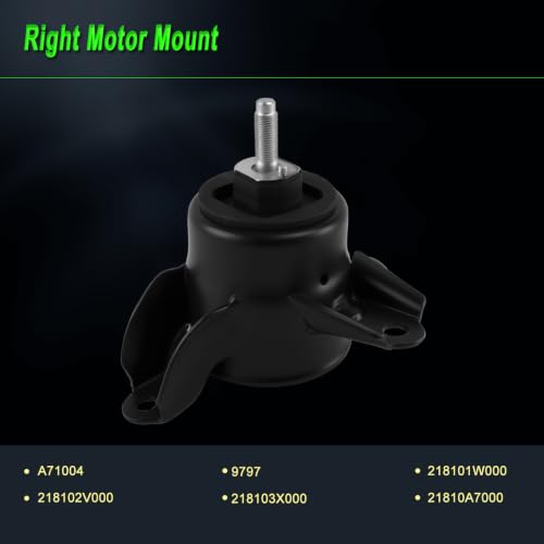 Engine Motor Mount fit Hyundai Accent/Kia Rio 12-17 1.6L 2.0L Auto - size: 2012-2014 Attitude 1.4L L4 1.6L L4
