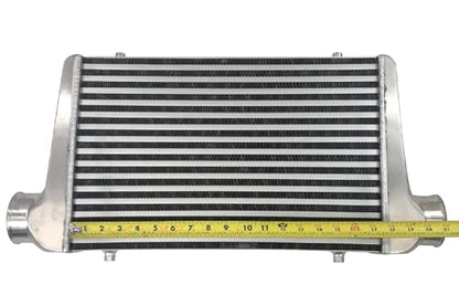 Universal 3" Inlet/Outlet Aluminum Intercooler 31x12x4Inch Large Front Mount 76mm Coresize 24"x11.5"x3.5"