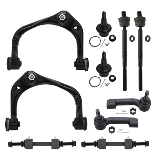 Detroit Axle - 10pc Front Control Arms Kit for 15-20 Ford F-150 18-21 - size: 10CS48165/10PC