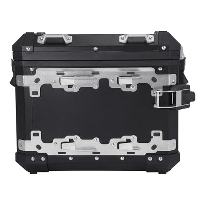 TCT-MOTORPARTS 48L Black Saddlebags Panniers Side Case Luggage Bag Fits for BMW R1200GS R1250GS - color: Black Saddlebags (48L)