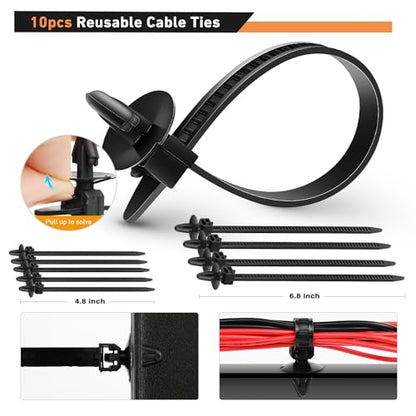 GOOACC 855Pcs Car Push Retainer Clips & Auto Fasteners Assortment - color: 810 Clips + 41 Tools
