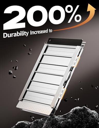 FACHNUO 2FT Portable Wheelchair Ramp for Home Steps, Non-Skid Aluminum Ramp - size: 2FT(Using height 2-6'')