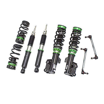 Rev9 R9-HS2-100 Hyper-Street II Coilover Suspension Lowering Kit, Mono-Tube Shock w/ 32 Click Rebound Setting, Full Length Adjustable, compatible with Chevrolet Malibu 2013-15 - size: 2013-2015 / 2016 Limited