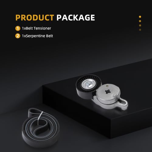 Serpentine Belt with Tensioner Kit for Toyota Camry/RAV4 L4 2.5L 2009-2018 - size: 2011-2016 for Camry/RAV4