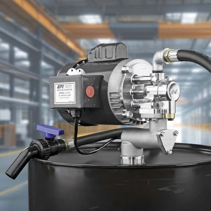 GPI - L5116 Heavy Duty Oil Transfer Pump for High Viscosity Fluids,16 QPM/4 GPM, 115/230 Volt AC (142100-01) - style: 4 GPM, 115 Volt/230 AC