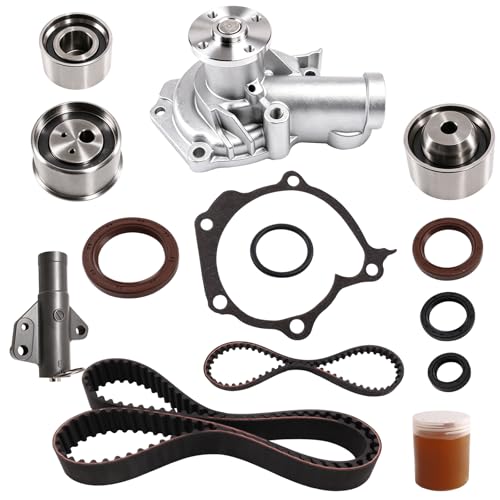 Timing Belt Kit with Water Pump Compatible with Mitsubishi - size: ZSD-005