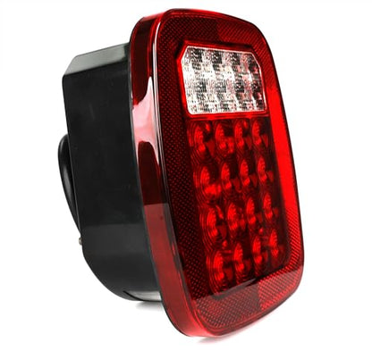 MAXXHAUL 80685 Universal Square 12V Combination 28 LED Signal Tail Light - For Truck Trailer Boat Jeep SUV RV Vans Flatbed 2 Pack