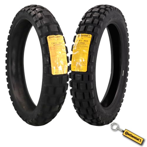 Continental TKC 80 Twinduro Front & Rear Tire Set 120/70-19 & 120/90-18 - size: 120/70-19, 120/90-18