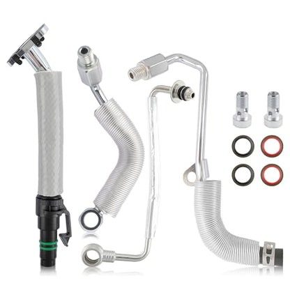 AUTOKAY Turbo Charger Coolant Return Hose Line For Chevy Cruze Sonic Trax