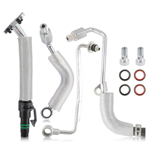AUTOKAY Turbo Charger Coolant Return Hose Line For Chevy Cruze Sonic Trax