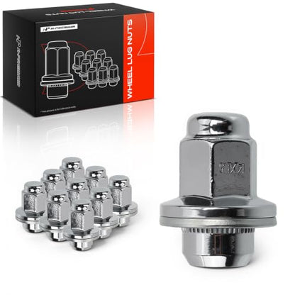 A-Premium Front or Rear M14-1.50 Wheel Lug Nuts, Set of 10 - style: 10PCS