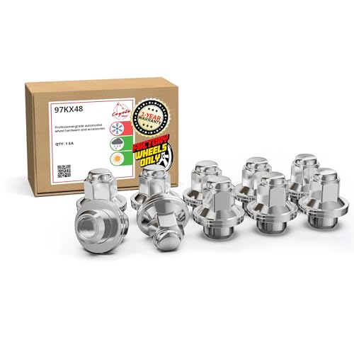 Wheel Accessories Parts 10 Pcs M14x1.5 14x1.5 Thread OEM Style Lug Nuts 1.60" Long Chrome 13/16" 21mm Hex Fits Toyota Tacoma Tundra 4Runner ｜ 90942-A1007 ｜ ｜ 90942-01121 - color: Chrome, size: 10 Pack, style: Toyota 22+ Tundra 24+ Tacoma