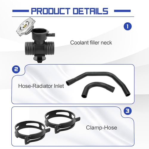 5058394AB Upper Radiator Hose for Grand Cherokee Durango Charger Journey