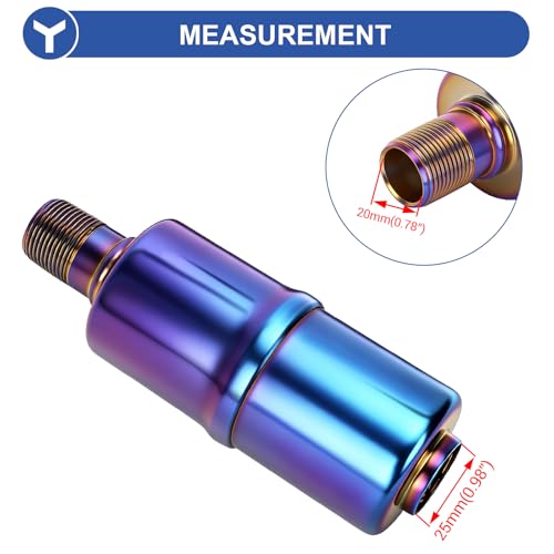 YOXUFA Exhaust Muffler Pipe for Predator 212 224 Coleman CT200U Minibike