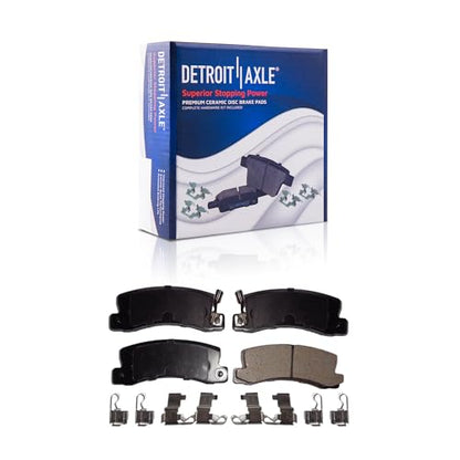 Detroit Axle - Brake Rotors Brake Pads for 1992-1996 Toyota Camry - size: 10PR1200672/kit