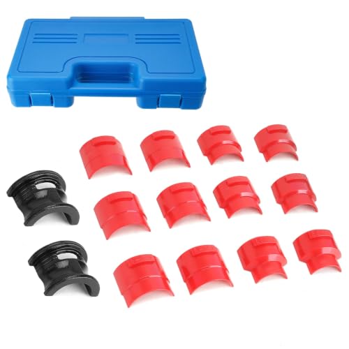 14 Pcs/Set Universal Motorcycle Fork Seal Driver Kit - 35/36, 40/41, 42/43, 45/46, 47/48, 49/50mm, Removal Installer Tool