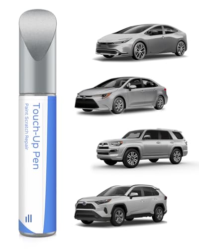 1F7 Classic Silver Metallic Touch Up Paint Compatible with Toyota Exact Match Chips and Nicks Touch Up - color: Classic Silver Metallic(1F7) compatible with 4Runner/Corolla/Corolla-iM/Land-Cruiser/Prius/Prius-c/Prius-Plug-in/Prius-Prime/Prius-v/RAV4/Yaris