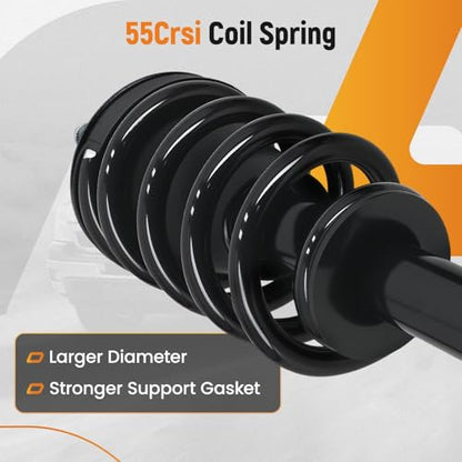 maXpeedingrods 4Pc Front Strut Rear Shock for Chevy Silverado 1500 RWD/4WD - size: 4x Front Strut+Rear Shock(07-13 RWD/4WD)