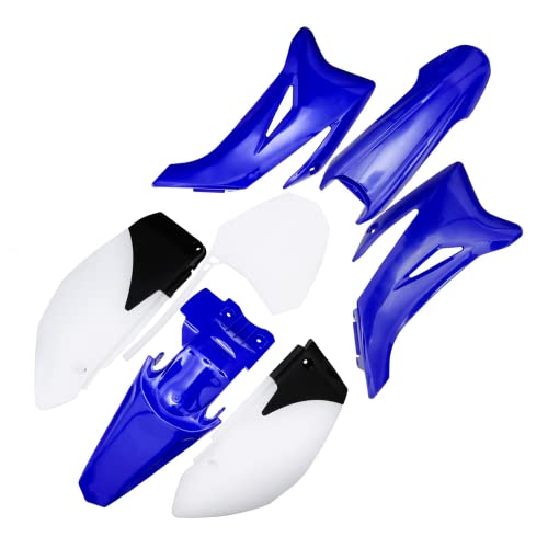 TDPRO Plastic Fender Fairing Kit for TTR-R110E Pit Dirt Bike (Blue) - color: Blue