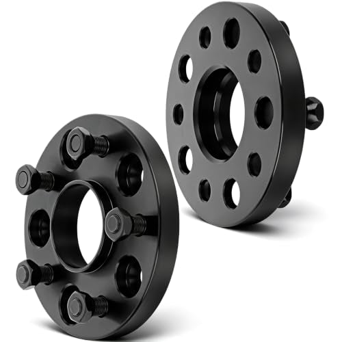 OCPTY 2PCS 5x120 to 5x120 Wheel Spacers 20mm 14x1.5 Studs 66.9mm Hub Bore - size: 20mm