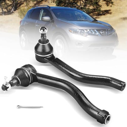 2PCS Front Outer Tie Rod Ends ES800357 ES800358 LH & RH, Tie Rod End Kit Fit for Nissan Altima Maxima Murano 2007-2018 - size: ES800357 ES800358