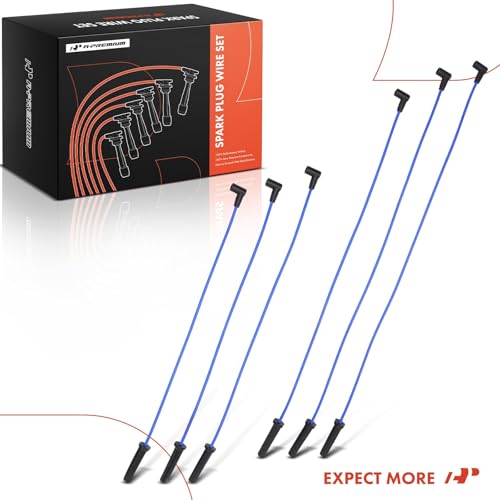 A-Premium 7MM Spark Plug Wires Set of 6 Compatible with Chevrolet & Buick