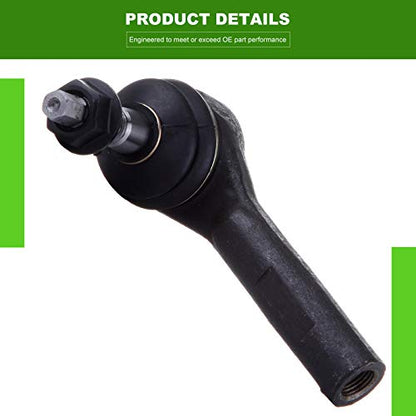 SCITOO 4pcs RWD Front Suspension Kit Inner Outer Tie Rod End Fit 2006-2010 For Dodge Charger 2008-2010 For Dodge Challenger 2005-2010 For Chrysler 300