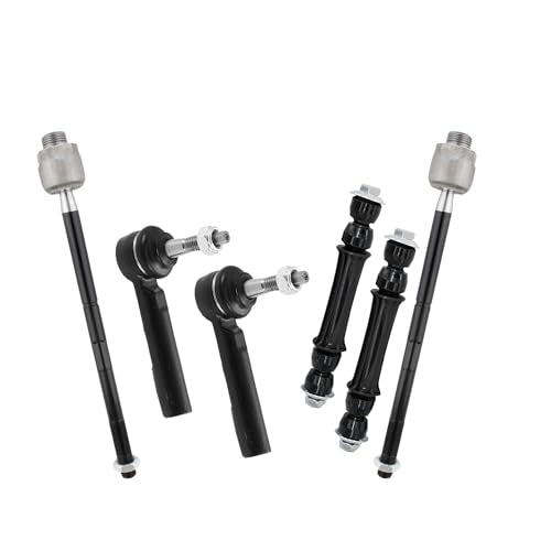 캐딜락 에스컬레이드 ESV EXT, 쉐보레 아발란치 실버라도 서버번 1500, GMC 시에라 유콘 XL 1500 내부 및 외부 타이 로드 및 스웨이 바와 호환되는 프론트 엔드 서스펜션 키트 - size: For Cadillac / Chevy / GMC