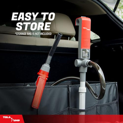 TERA PUMP Fuel Transfer Pump w/Quick Flow Control Nozzle - style: 3.25 ft Telescopic Pump (D)
