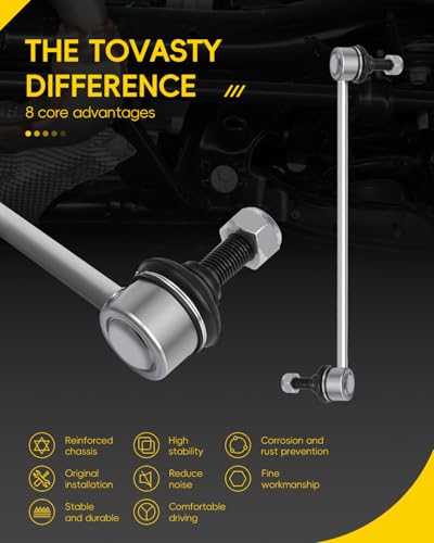 TOVASTY Front Sway Bar Links for Toyota Camry 2007-2017 Avalon 2013-2018 - color: K750123