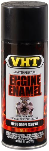 VHT Engine Enamel, Flat, Black, 11 oz - color: Black, size: 1 Count (Pack of 1), style: Coating
