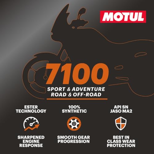Motul 7100 4T 10W-50 Full Synthetic Motorcycle Oil - 4 L - color: 10W-50, size: 4L