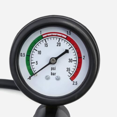 Gearcase Pressure Tester Compact Design Gearbox Pressure Test Kit Quick Disconnect Engine Analytical Tool for Boat Owners, Full Set Gearbox Leak Detector