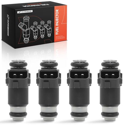 A-Premium 4 Holes Fuel Injectors Set of 4 Compatible with Honda