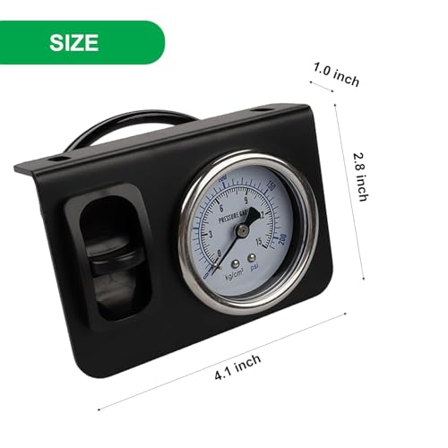 in Cab Single Air Gauge Control Kit with Paddle Switch for Air Suspension Kit