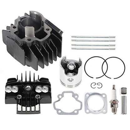 ECCPP 49CC Cylinder Piston Gasket 1981-2009 for Yamaha for PW50 - size: 49CC-93310-210M0-00