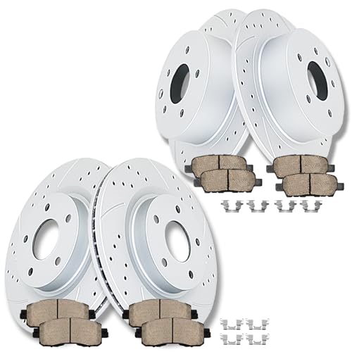 Acinoparts Front (11.65") and Rear (11.46") Brake Kit for 2013 2014-2018 - size: ABK00501