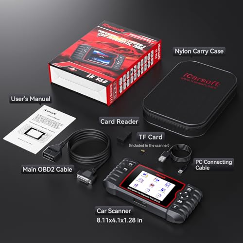 iCarsoft LR V3.0 2026 Ver Bidirectional OBD2 Scanner for Most Land Rover/Jaguar from 1996-2025 Full Systems Diagnostic Scan Tool 36 Services 118 Graphic Data Engine Transmission ABS Car Code Reader - style: All Systems for Land Rover