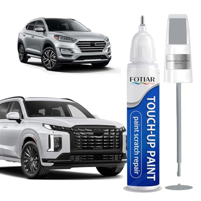 Touch Up Paint for Hyundai Stellar Silver/Typhoon Silver T2X/T3X Paint Code - color: Stellar Silver/Typhoon Silver (T2X/T3X)
