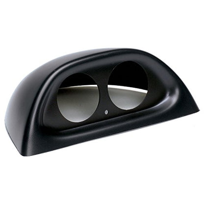 Auto Meter 10001 Gauge Works Dual Gauge Dash Pod, Black