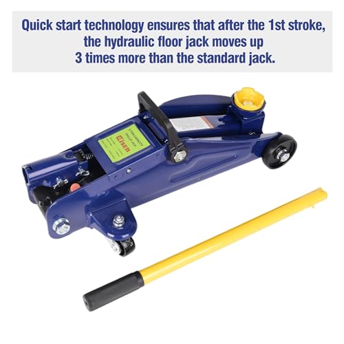 AAIN 2-Ton Hydraulic Floor Jack, 4,000 lb Capacity
