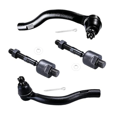 4Pcs Front Inner and Outer Tie Rod End ES80287 ES80288 EV80210 - size: ES80287 ES80288 EV80210