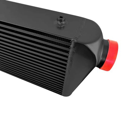 Universal Aluminum Front Mount Intercooler 34 2/3" x 11 4/5" x4" Inlet/Outlet 3"