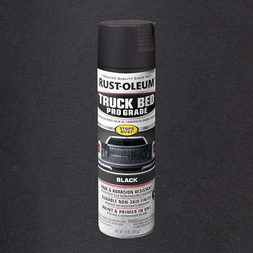 Rust-Oleum Automotive Pro Grade Truck Bed Coating Spray, Black - size: 15 Fl Oz (Pack of 1)