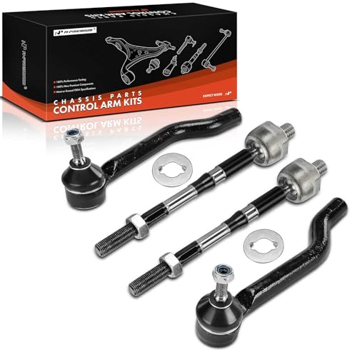 A-Premium Front Inner & Outer Tie Rod End Kit, Compatible with Nissan