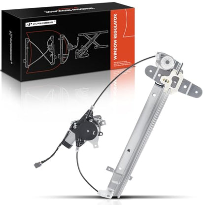 A-Premium Rear Driver Side Power Window Regulator with Motor (2-Pin)