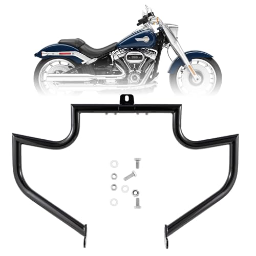 Kinglemc Crash Bar Engine Guard for Harley Softail(Gloss Black-B) - color: Gloss Black-B
