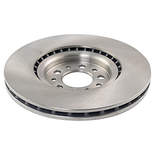 TRQ Front Brake Pad and Rotor Set Ceramic Vented Rotors - style: BKA14196